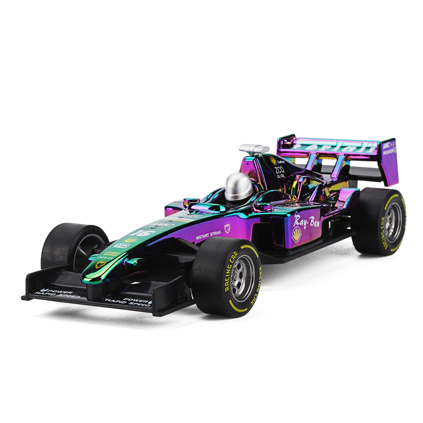 YC6604H Ferrari Symphony White,Car Model, Zinc Alloy Toy Car for Kids, Pull Back Vehicles Toy Car for Toddlers Kids Boys Girls Gift