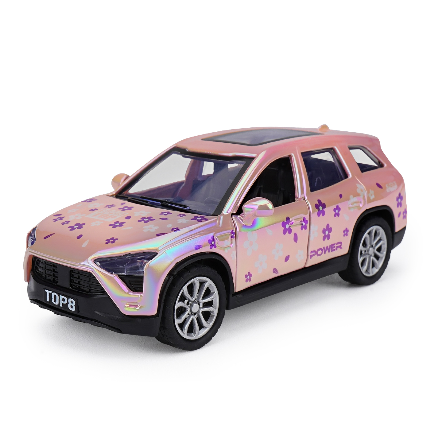 YC6609H Electric Car NIO Fantasy, Car Model, Zinc Alloy Toy Car for Kids, Pull Back V