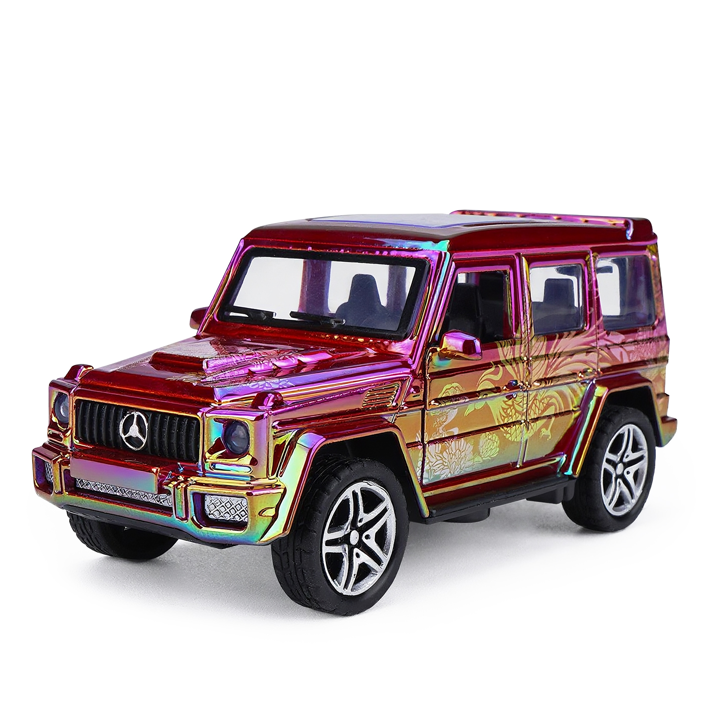 YC6613H Mercedes Benz G-Class Colorful Red, Car Model, Zinc Alloy Toy Car for Kids, P