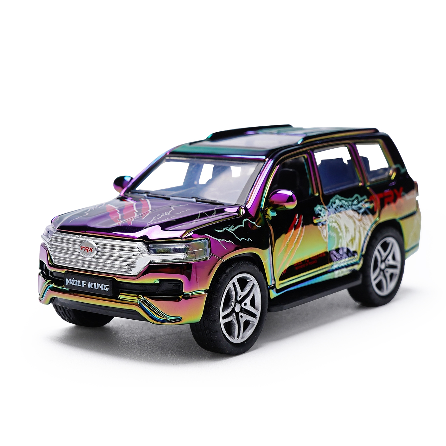 YC6614H Cool Road Ze Colorful Black, Car Model, Zinc Alloy Toy Car for Kids, Pull Bac