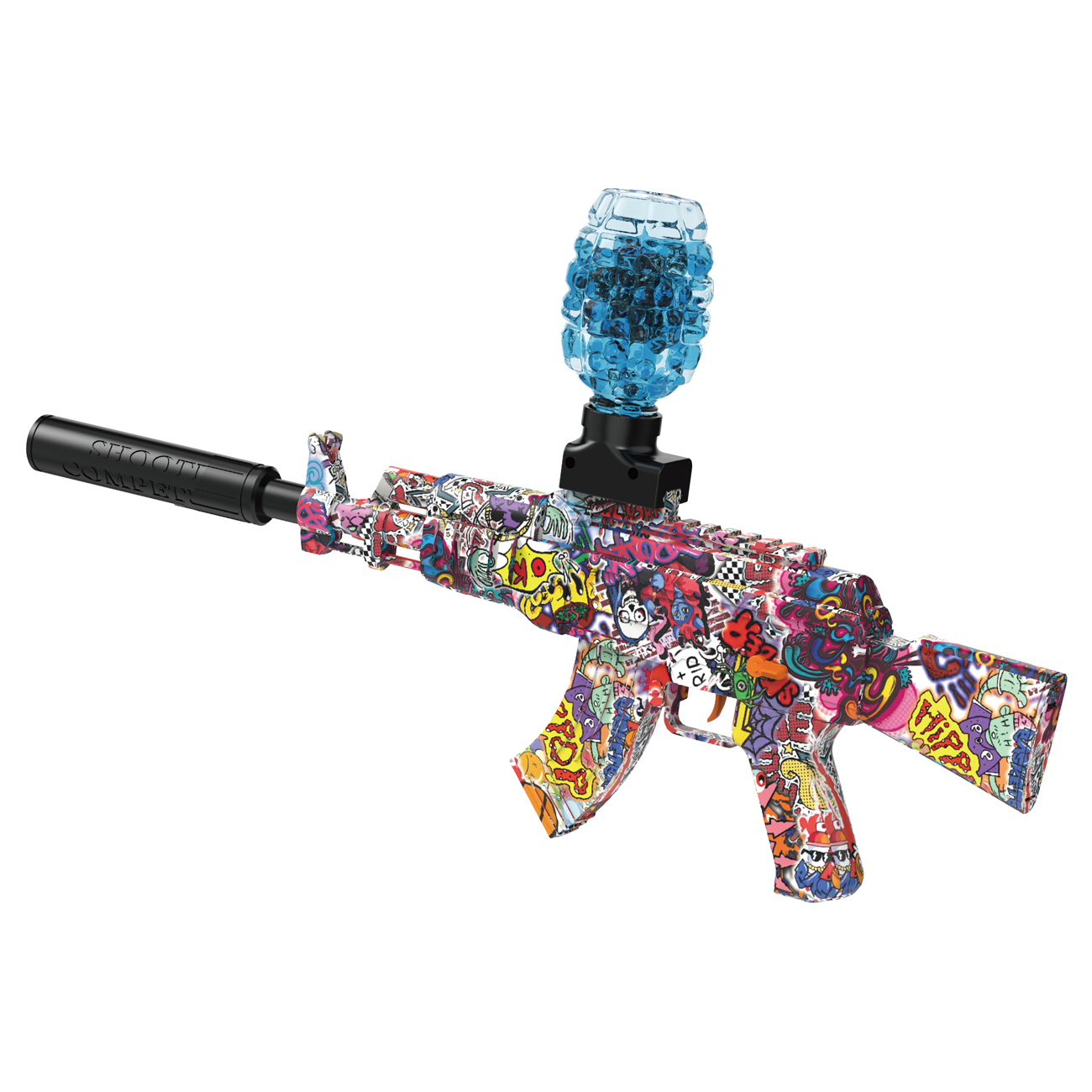  Gel Ball Blaster Gun Automatic, 666-5 AK Hand Automatic Integration