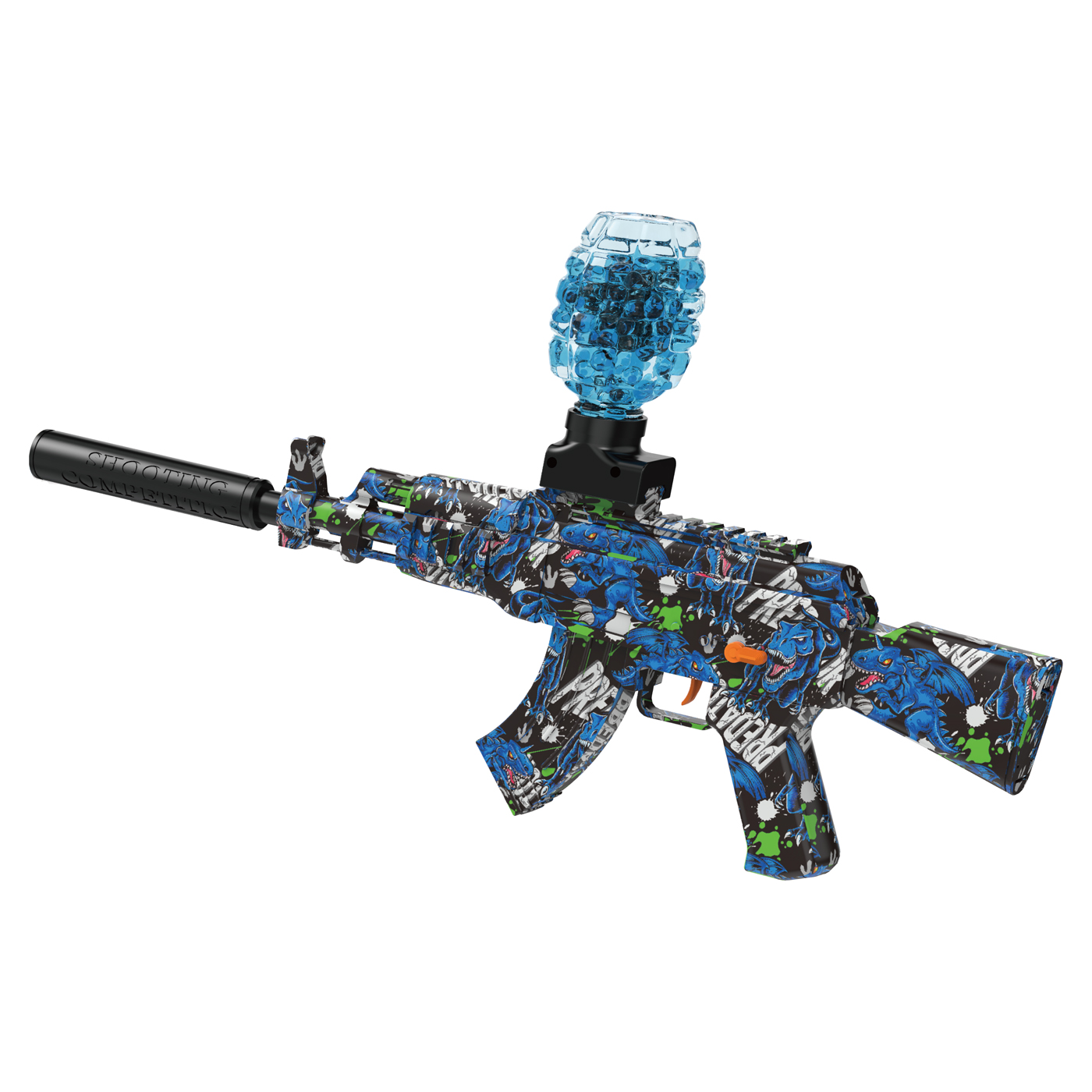Gel Ball Blaster Gun Automatic, 666-5 AK Hand Automatic Integration