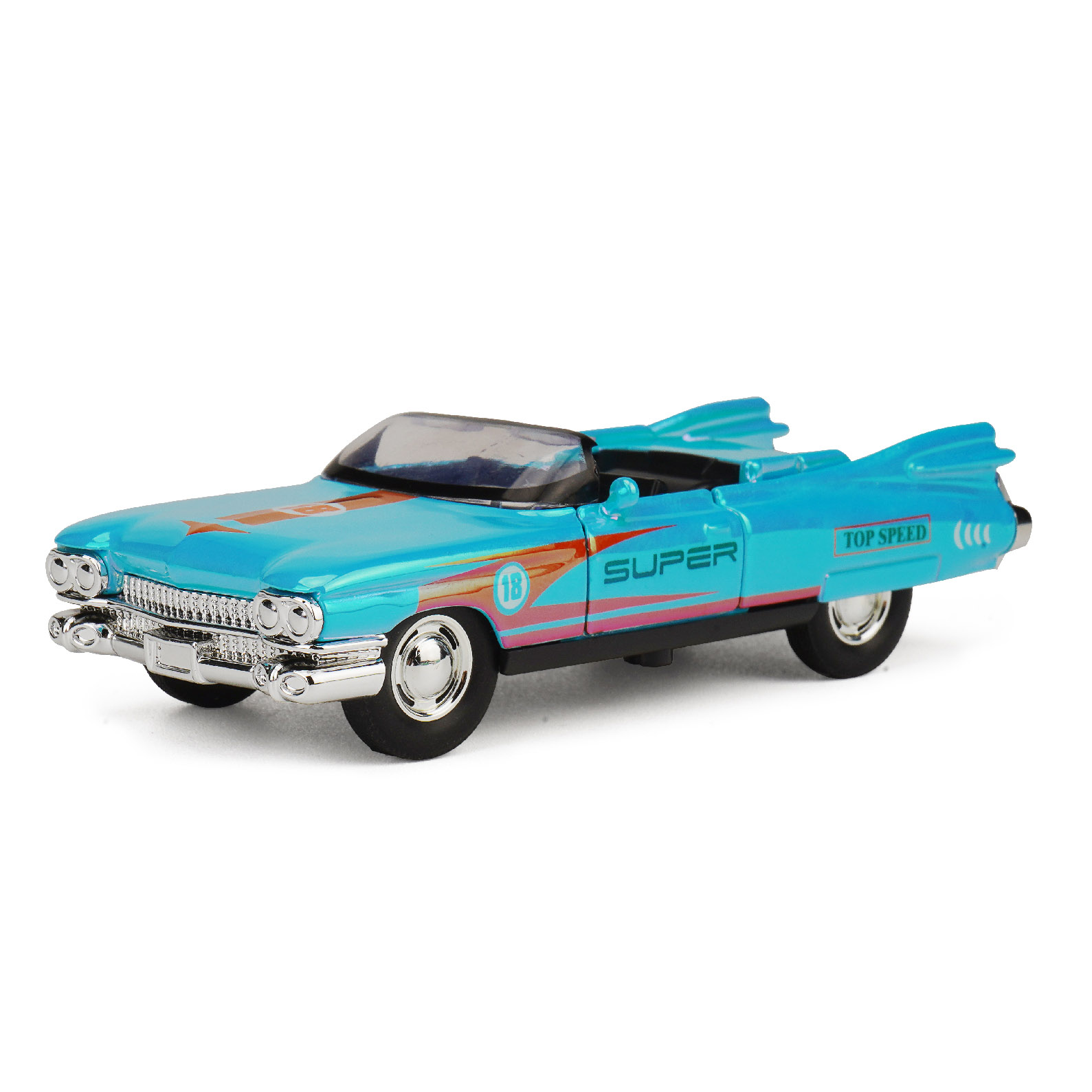 YC6627H Chevrolet Classic Car, Car Model, Zinc Alloy Toy Car for Kids, Pull Back Vehi